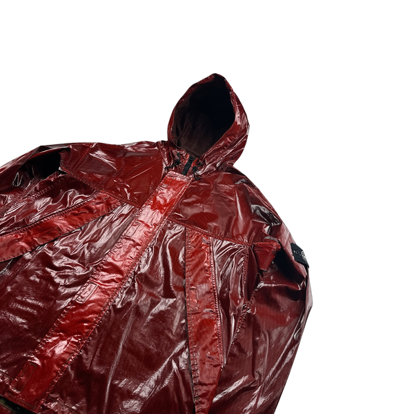 Stone Island 2012 Red Prismatica Hooded Jacket - XL