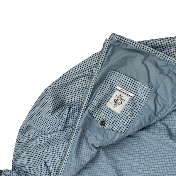 CP Company Blue Diamond Print Goggle Cotton Jacket - XL
