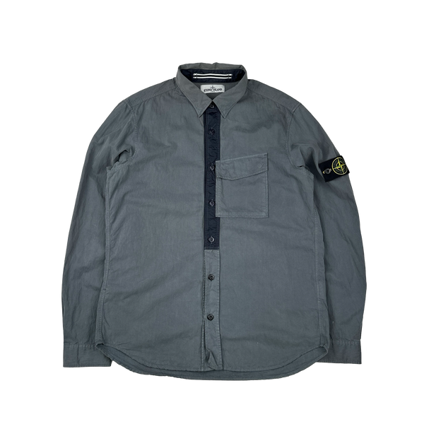 Stone Island 2013 Grey Cotton Shirt - Large