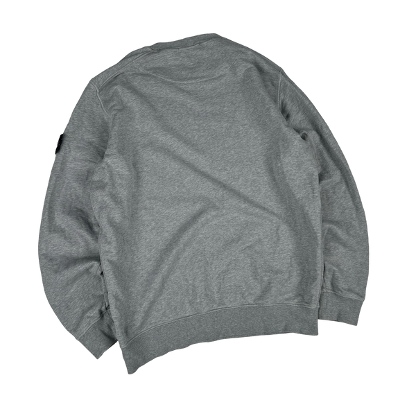 Stone Island 2021 Grey Crewneck Pullover Jumper - XXL