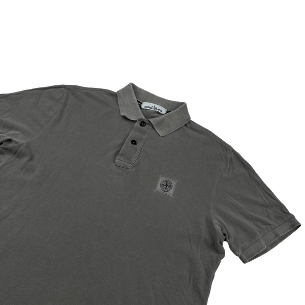 Stone Island 2017 Grey Polo Shirt - Large