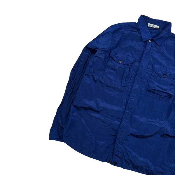 Stone Island 2015 Ultramarine Nylon Metal Overshirt - XL