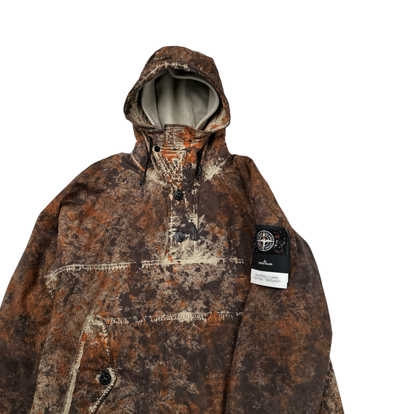 Stone Island 2019 Paintball Camo Pullover Cordura Jacket - Medium
