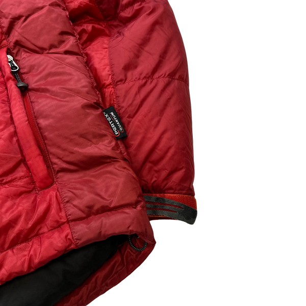 North Face 700 Down Filled Red Summit Series Puffer Jacket - Small