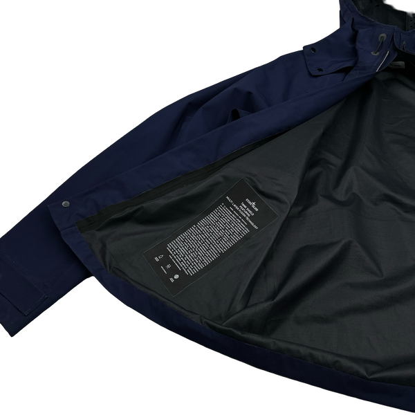 Stone Island 2016 Navy Tank Shield Multi Layer Hooded Jacket - Large