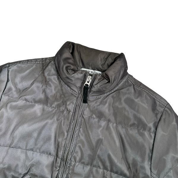 Stone Island 2008 Down Filled Mesh Reflective Jacket - Medium