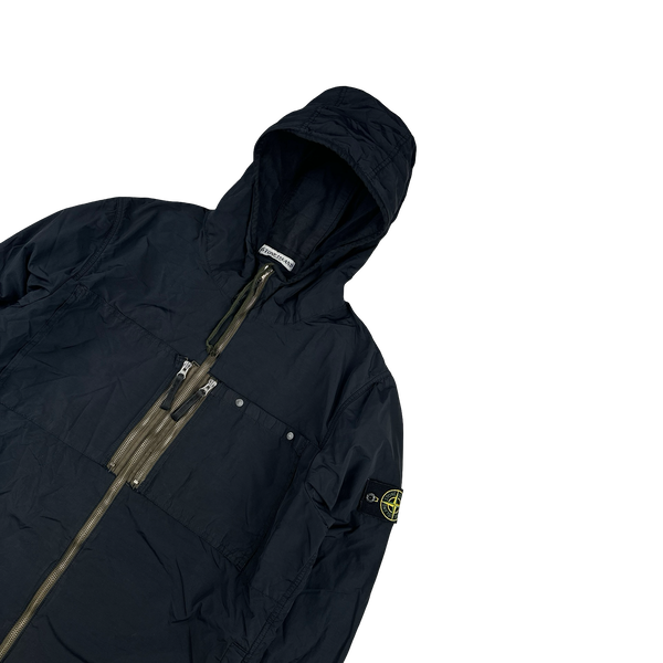 Stone Island 2010 Navy Garment Dyed Multi Pocket Jacket - XL