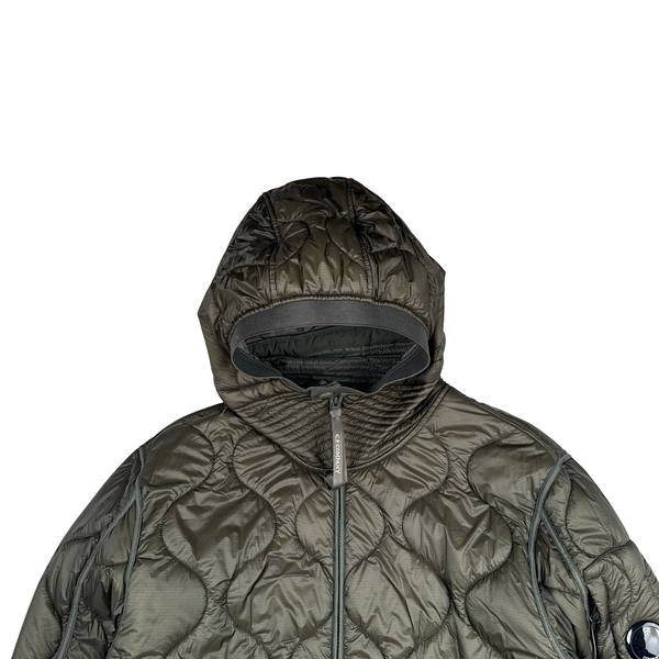 CP Company Down Filled DD Shell Liner Lens View Puffer Jacket - XL
