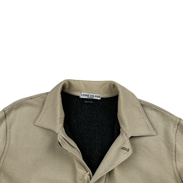 Stone Island 2006 Vintage Beige Cotton Buttoned Jacket - XL