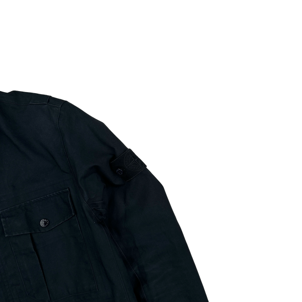 Stone Island 2014 Navy 3L Ghost Piece Performance Cotton Jacket - Medium