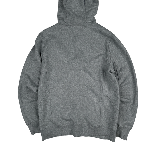 CP Company Grey Cotton Goggle Hoodie - Large
