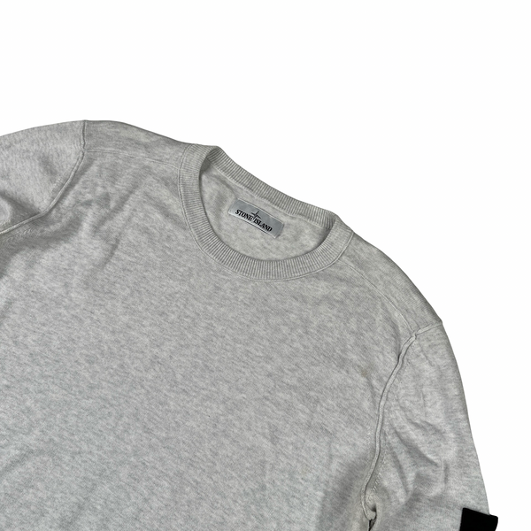Stone Island 2022 Grey Lightweight Soft Knit - XL