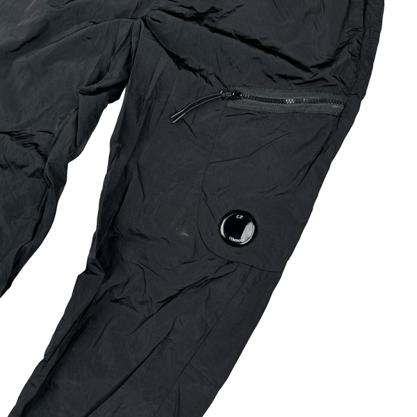 CP Company Black Chrome Nylon Cargos - Small