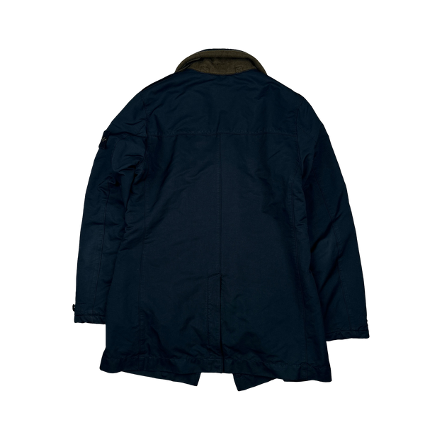 Stone Island 2011 David OVD Quilted Trench Coat - Small