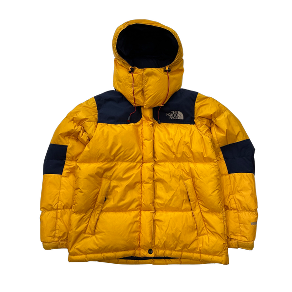 North Face Yellow Summit Series Baltoro 700 Fill Puffer Jacket - Small