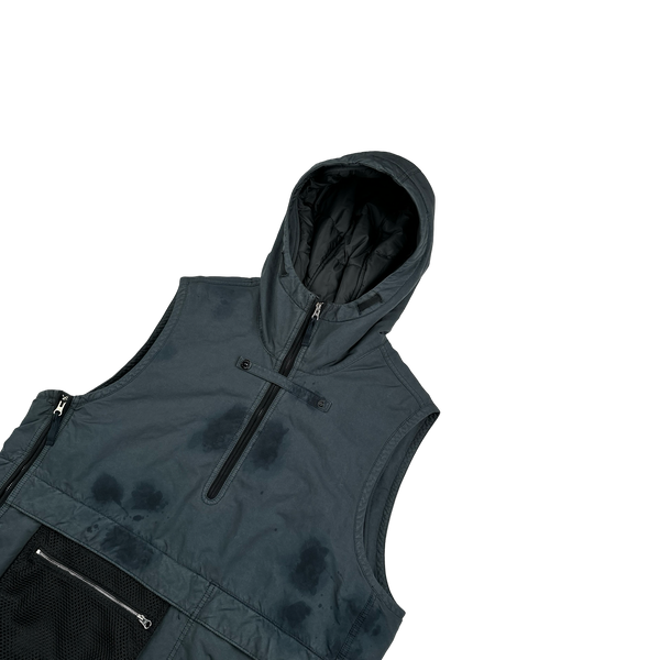 Stone Island 2024 Hand Colouring On David Tc Primaloft Lined Gilet - Large