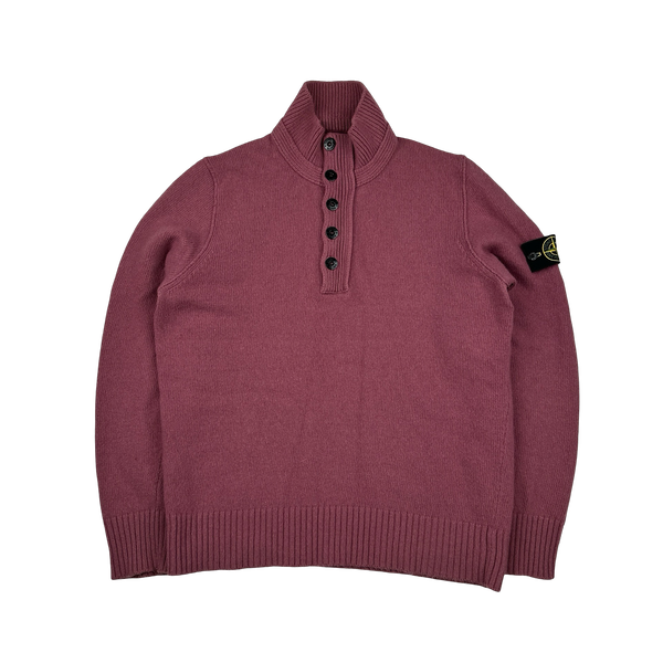 Stone Island 2014 Pink Knitted Pullover Jumper - Large