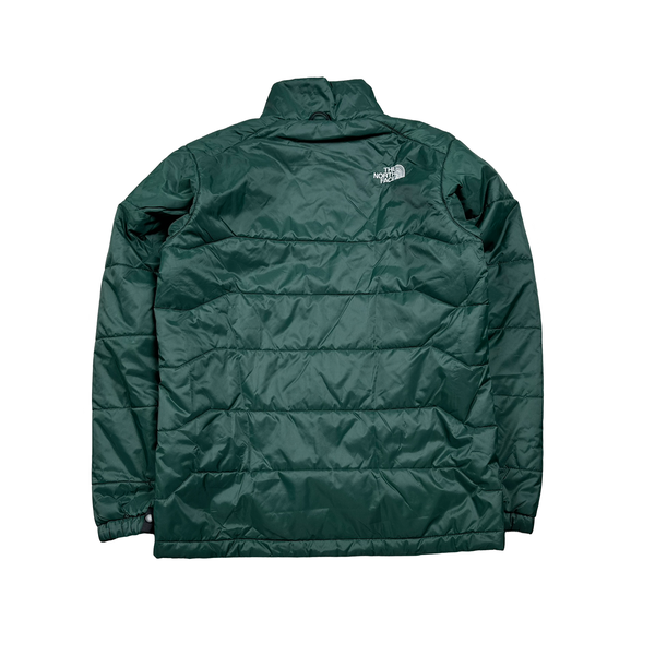 North Face Removable Liner Green Hyvent Hooded Jacket - Small