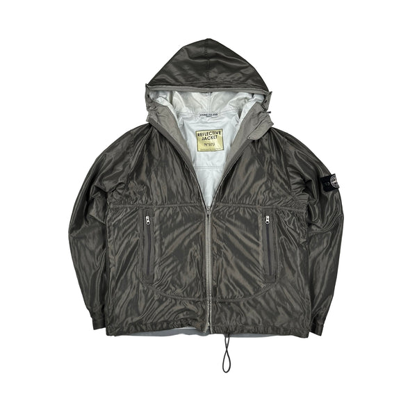 Stone Island 2006 Reflective Mesh Reflective Jacket - XXL