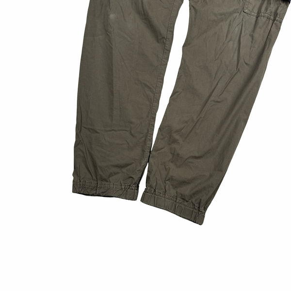 Stone Island Khaki RE T Cargo Trousers - 32"