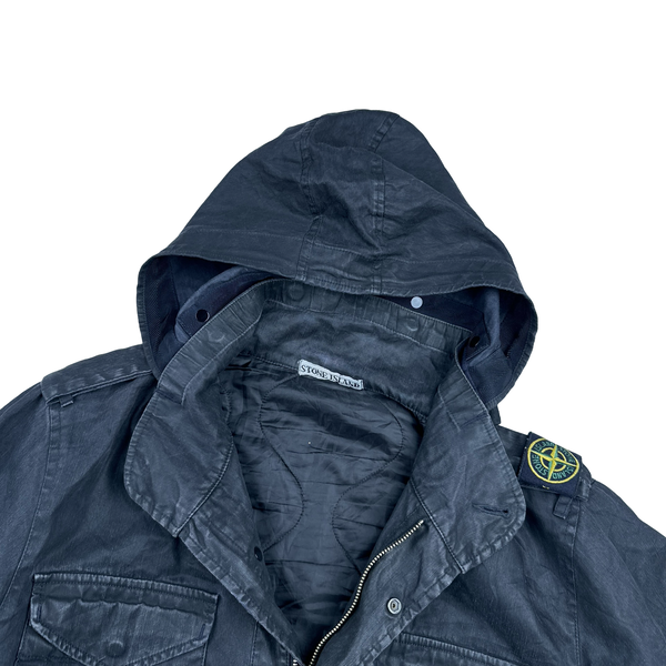 Stone Island 2008 Lino Flax Shoulder Badge Jacket - Medium