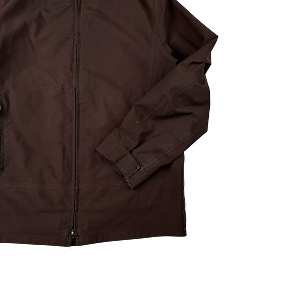 Prada Burgundy Nylon Red Tab Lightweight Jacket - Medium