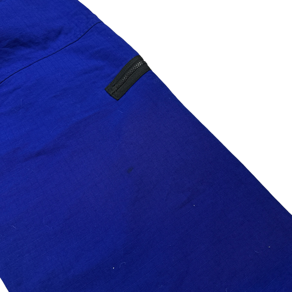 Stone Island 2023 Blue Ripstop LO Cotton Cargos - 33"