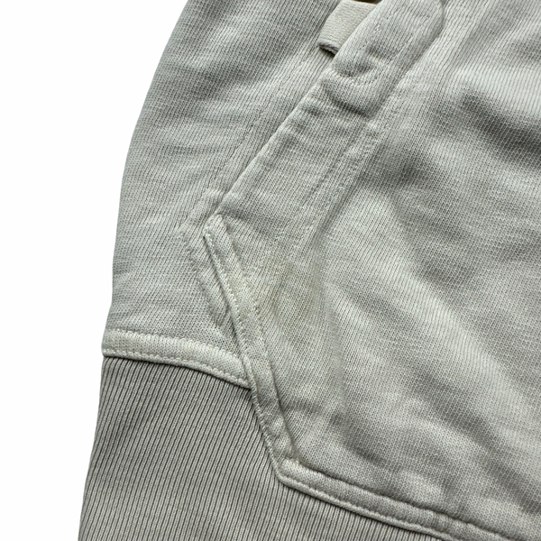 Stone Island 2018 Cream Cotton Hoodie - Medium