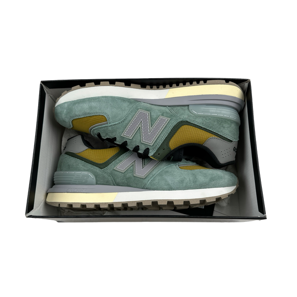 Stone Island x New Balance 574 Green Legacy Trainers - UK 10
