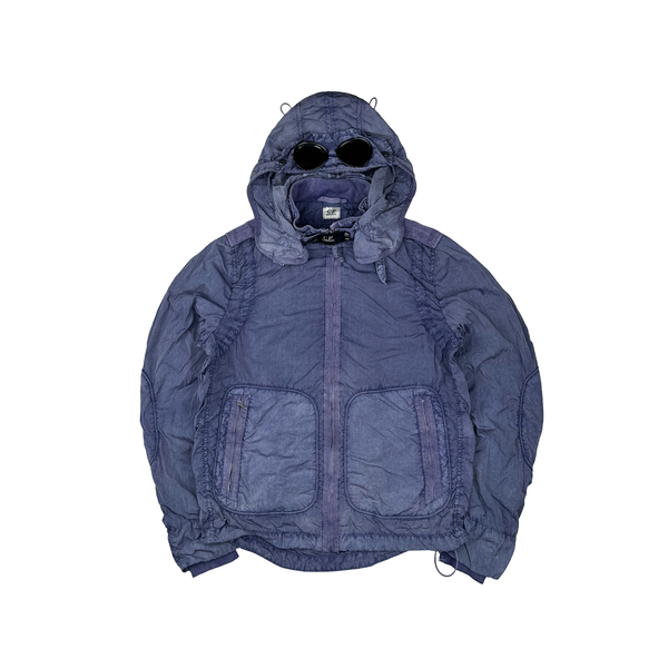 CP Company Purple Chrome Shimmer Goggle Jacket - Large