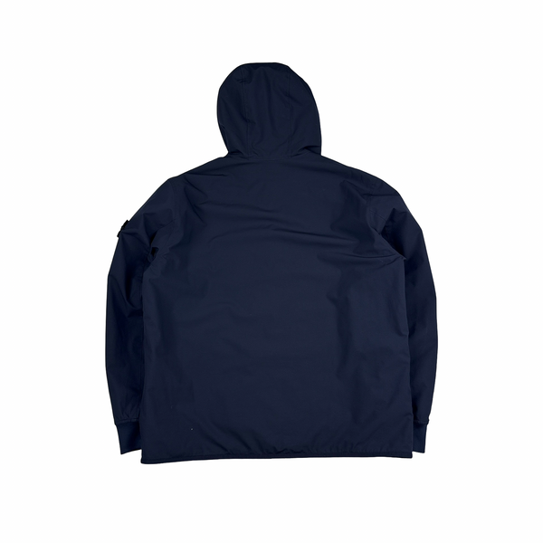 Stone Island 2023 Navy Soft Shell R eDye Technology Primaloft Lined Jacket - XL