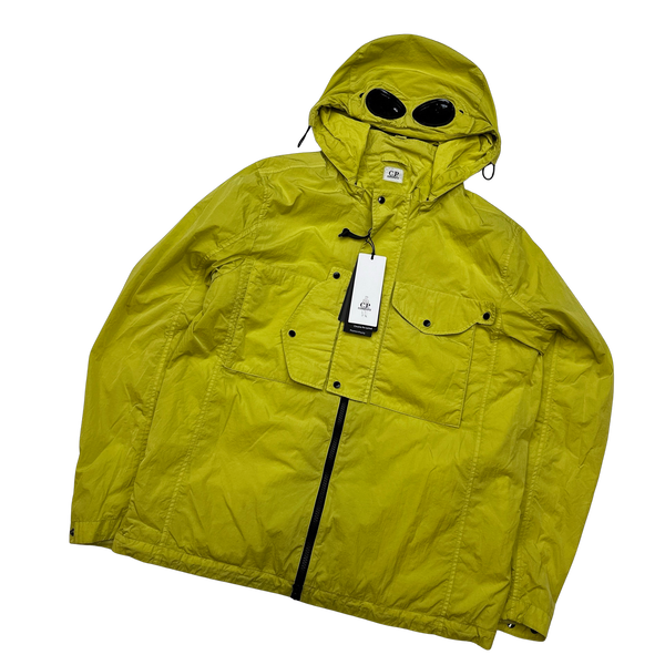 CP Company Yellow Chrome Goggle Jacket - Large