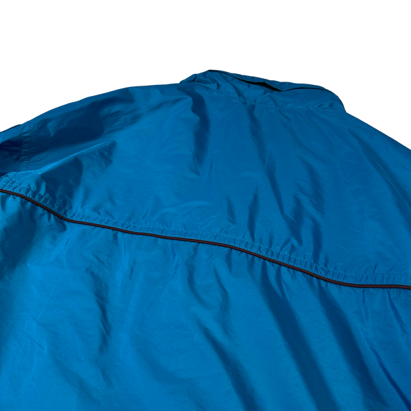 Prada Blue Nylon Red Tab Windbreaker Jacket - XL