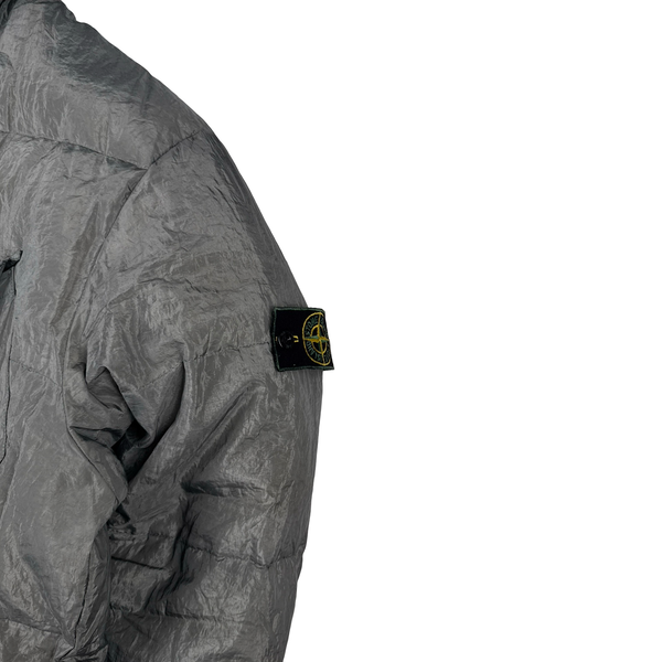 Stone Island 1999 Grey Vintage Pure Metal Jacket - Large