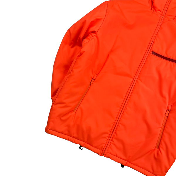 Prada Linea Linea Rossa 2018 Corallo Fluo Spellout Jacket - Medium