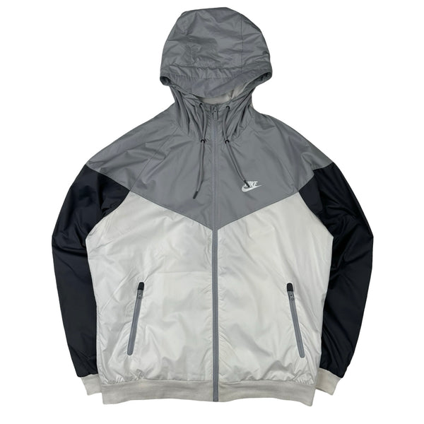 Nike Colour Block Lightweight Hooded Zipped Jacket - Medium