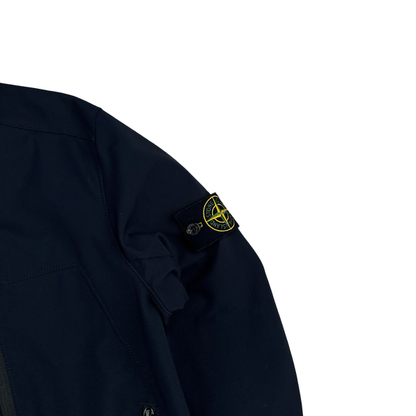 Stone Island 2018 Navy Soft Shell R Jacket - Small