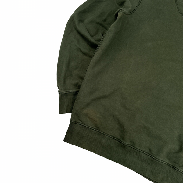 Stone Island 2020 Green Cotton Crewneck Sweatshirt - Small