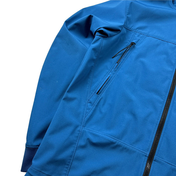 CP Company Blue CP Shell R Goggle Jacket - XL