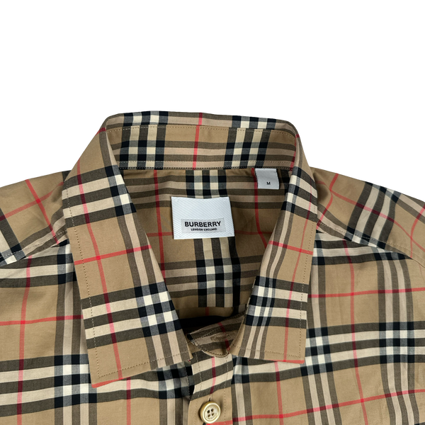 Burberry Nova Check Button Up Shirt - Medium