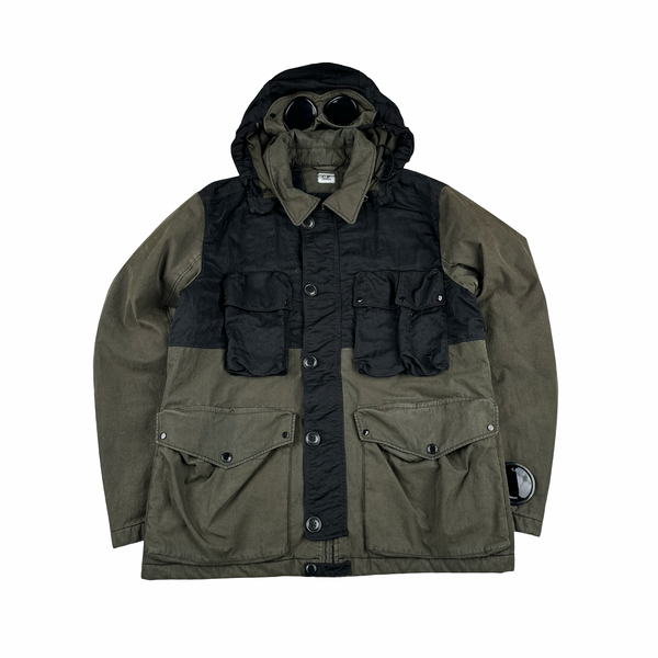 CP Company 50 Fili Multi Pocket Watch View Finder Goggle Jacket - Large