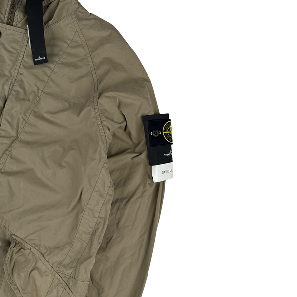 Stone Island Oil David TC Fishtail Lightweight Parka Jacket - XL