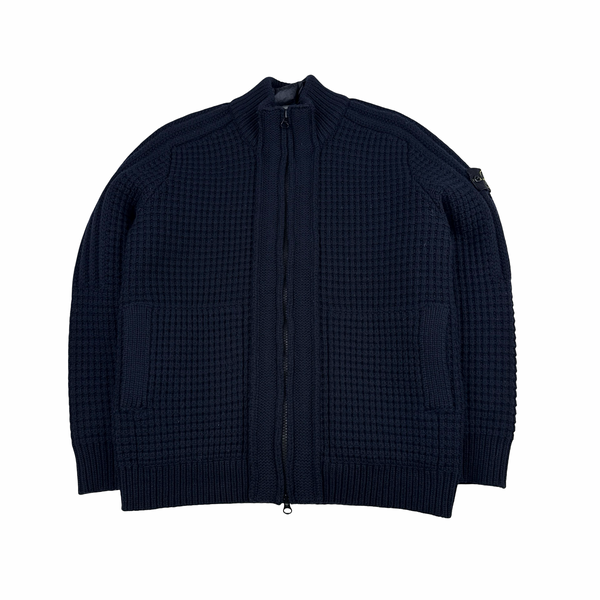 Stone Island 2023 Pure Wool President Knit Dutch Rope Lined Jumper - Large