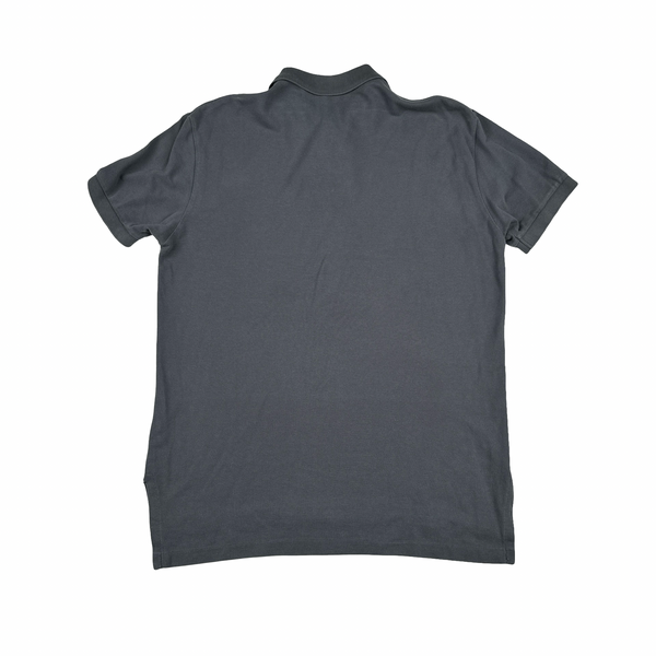Ralph Lauren Grey Cotton Polo Shirt - Medium