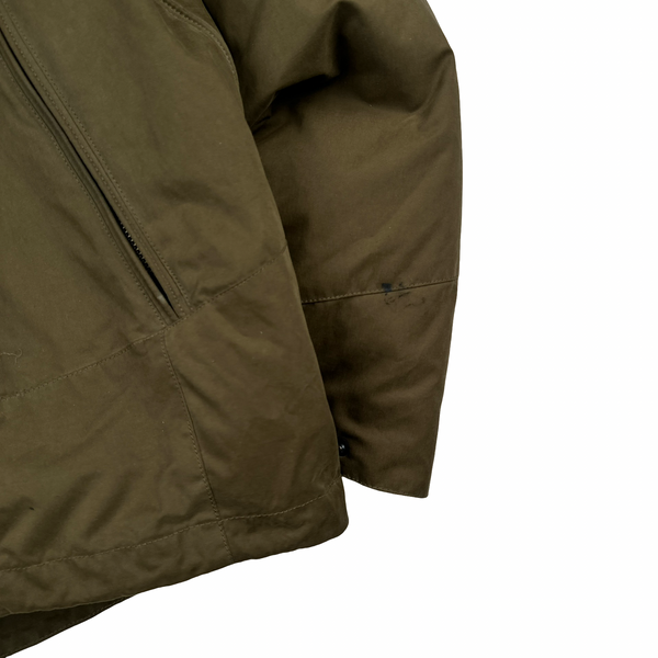 Ralph Lauren Tan 2 in 1 Zip up Puffer Jacket - Large