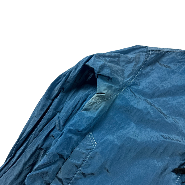 Stone Island 2006 Nylon Metal Blue Shimmer Jacket - XXL
