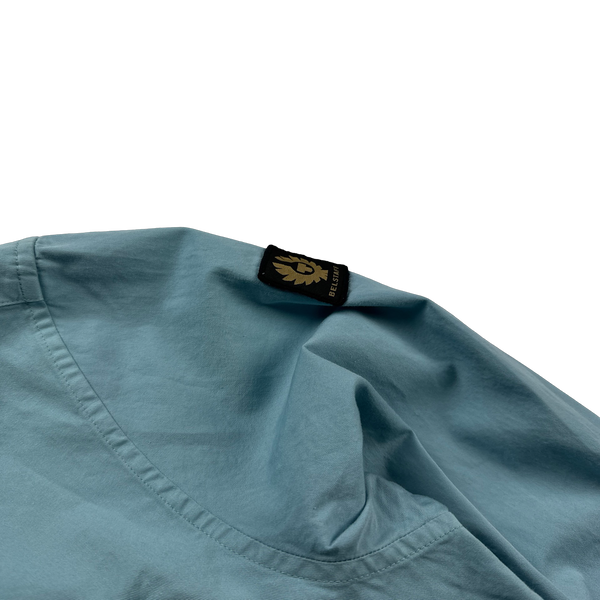 Belstaff Baby Blue Buttoned Overshirt - Large