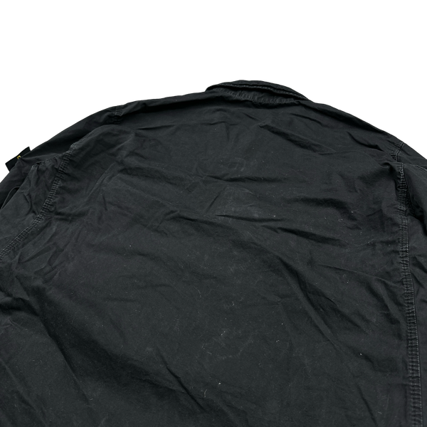 Stone Island 2021 Black Cotton Overshirt - XXL