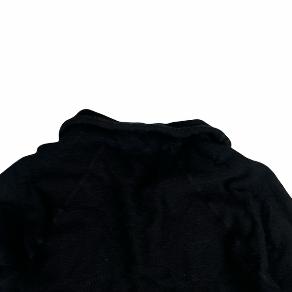 Stone Island 2004 Black Cotton Vintage Pullover Jumper - XL