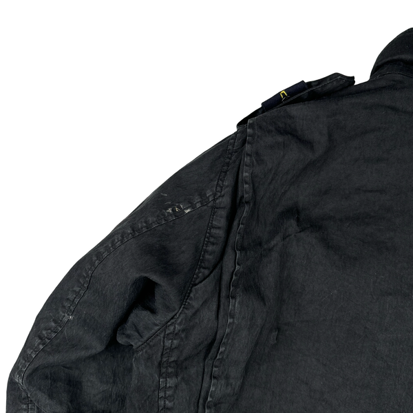 Stone Island 2006 Dutch Rope Wool Lined Cotton Long Jacket - Large